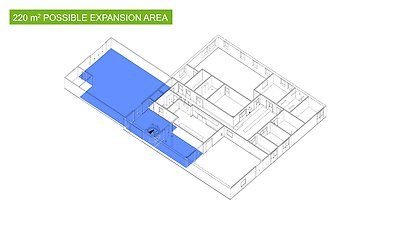 185sqm possible expansion area